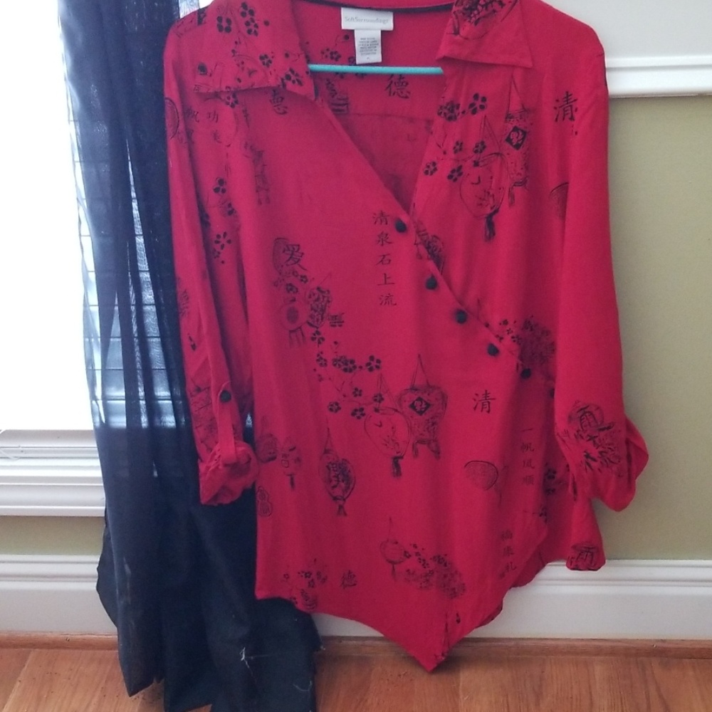 SoftSurroundings button up shirt